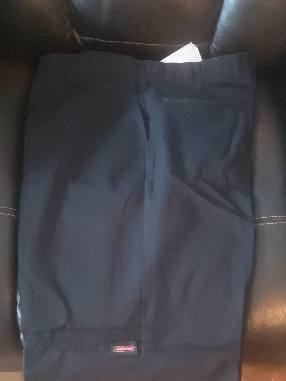 Dickies Men's Black Work Shorts with Logo Patch I